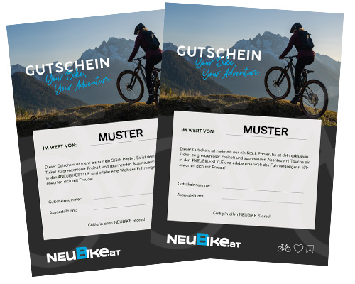 Musterexemplar Gutschein NEUBIKE