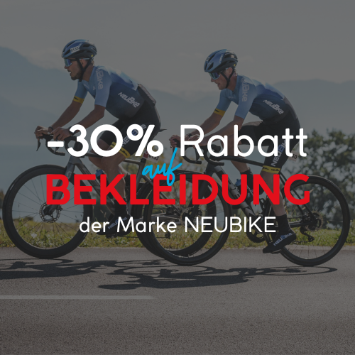 -30% Rabatt auf NEUBIKE Fahrradkleidung